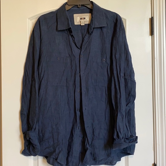 Joseph Abboud Other - Joseph Abboud Men’s XL Linen Shirt Navy